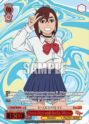 Image of Peace Sign and Smile, Momo (SP) (DDD/S118-E050SP SP) - DANDADAN