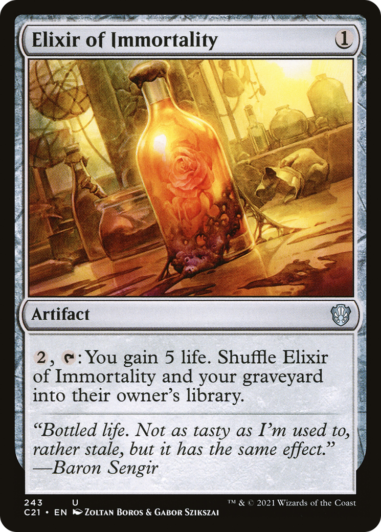 Image of Elixir of Immortality (C21-243) - Commander 2021