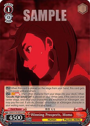 Image of Winning Prospects, Momo (SR) (DDD/S118-E051S SR) - DANDADAN