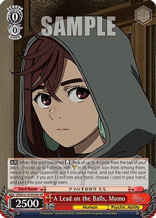 Image of A Lead on the Balls, Momo (SR) (DDD/S118-E058S SR) - DANDADAN