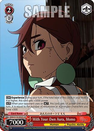 Image of With Your Own Aura, Momo (SR) (DDD/S118-E063S SR) - DANDADAN