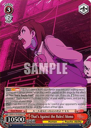 Image of That's Against the Rules! Momo (SR) (DDD/S118-E065S SR) - DANDADAN