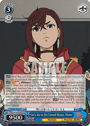 Image of Let's Go to the Cursed House, Momo (SR) (DDD/S118-E082S SR) - DANDADAN