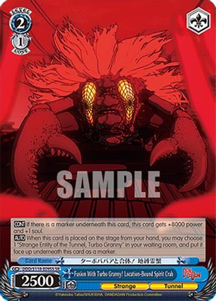 Image of Fusion With Turbo Granny! Location-Bound Spirit Crab (SR) (DDD/S118-E095S SR) - DANDADAN