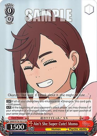Image of Ain't She Super Cute! Momo (DDD/S118-TE11 TD) - DANDADAN