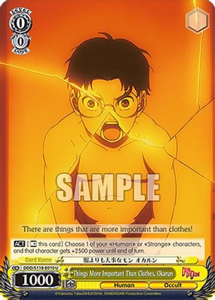 Image of Things More Important Than Clothes, Okarun (DDD/S118-E010 U) - DANDADAN
