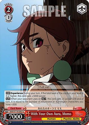 Image of With Your Own Aura, Momo (DDD/S118-E063 U) - DANDADAN