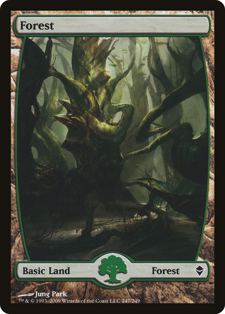 Image of Forest (247) - Full Art (ZEN-247) - Zendikar