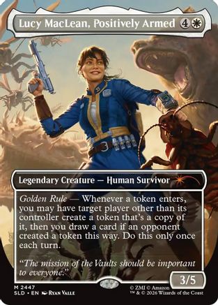 Image of Lucy MacLean, Positively Armed (SLD-2447) - Secret Lair Drop Series