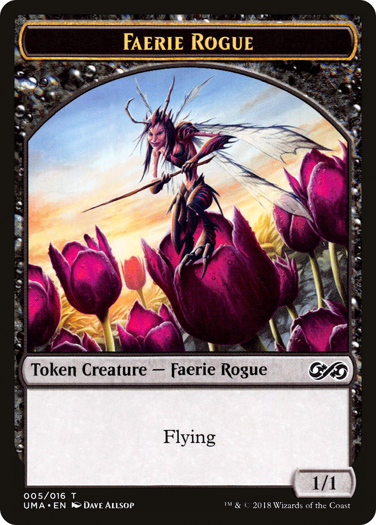 Image of Faerie Rogue Token (UMA-005) - Ultimate Masters Tokens
