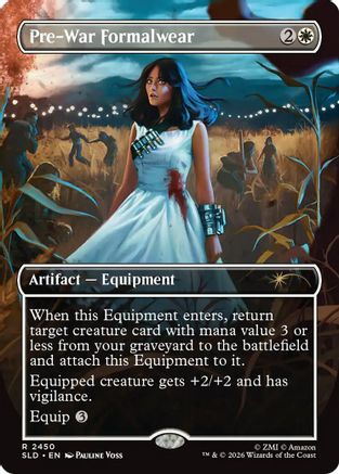 Image of Pre-War Formalwear (SLD-2450) - Secret Lair Drop Series Foil