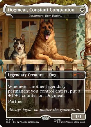 Image of Dogmeat, Constant Companion - Yoshimaru, Ever Faithful (SLD-2463) - Secret Lair Drop Series Foil