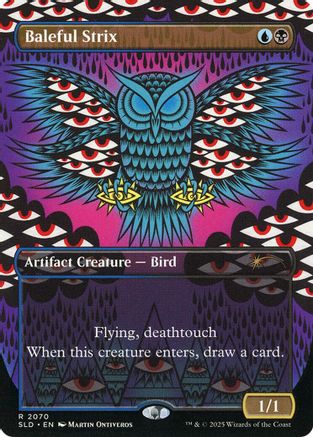 Image of Baleful Strix (2070) (SLD-2070) - Secret Lair Drop Series Foil