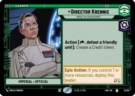 Image of Director Krennic - Amidst My Achievement (8/264) - A Lawless Time