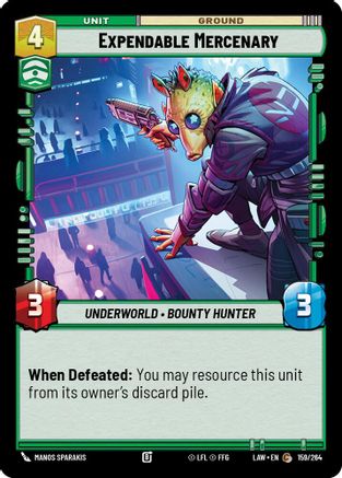 Image of Expendable Mercenary (159/264) - A Lawless Time