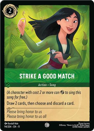Image of Strike a Good Match (94/204) - Winterspell Cold Foil