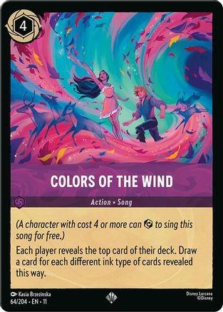 Image of Colors of the Wind (64/204) - Winterspell Cold Foil