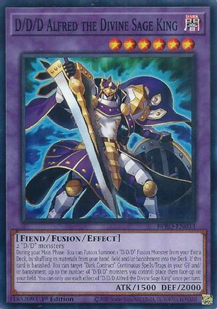 Image of D/D/D Alfred the Divine Sage King (BPRO-EN033) - Burst Protocol 1st Edition