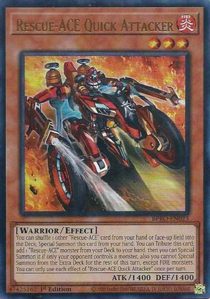 Image of Rescue-ACE Quick Attacker (BPRO-EN023) - Burst Protocol 1st Edition