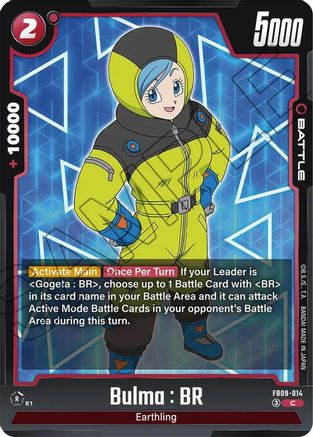 Image of Bulma : BR (FB09-014) - Dual Evolution
