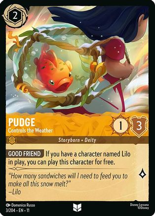 Image of Pudge - Controls the Weather (3/204) - Winterspell