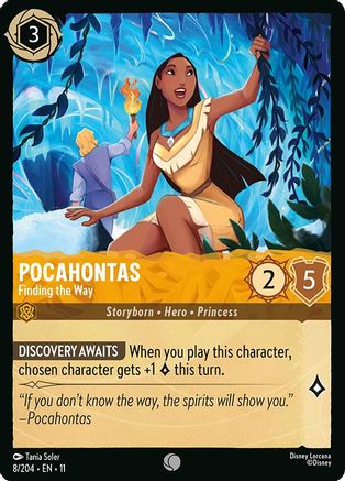 Image of Pocahontas - Finding the Way (8/204) - Winterspell Cold Foil