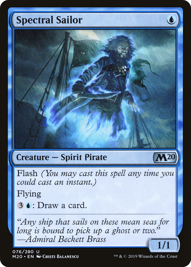 Image of Spectral Sailor (M20-076) - Core Set 2020 Foil