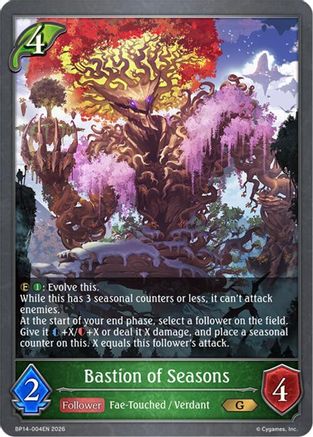 Image of Bastion of Seasons (BP14-004EN) - BP14 Banquet of Dreams