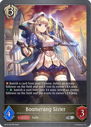 Image of Boomerang Sister (BP14-097EN) - BP14 Banquet of Dreams