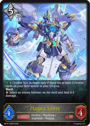 Image of Magna Saber (BP14-105EN) - BP14 Banquet of Dreams