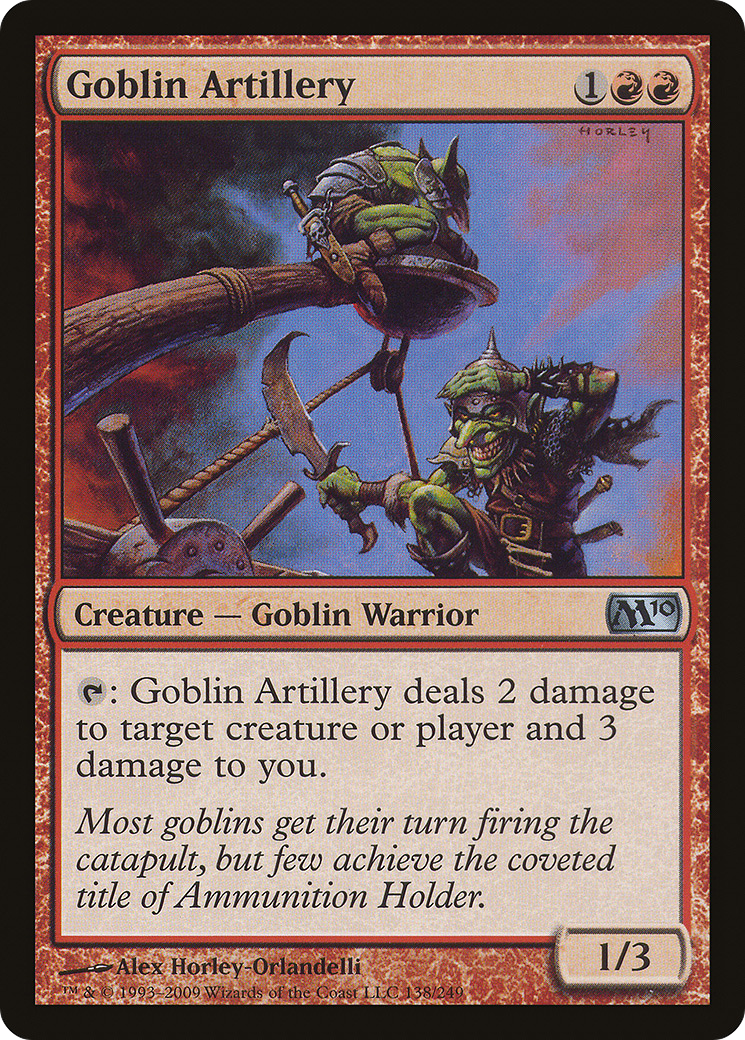 Image of Goblin Artillery (M10-138) - Magic 2010 Foil