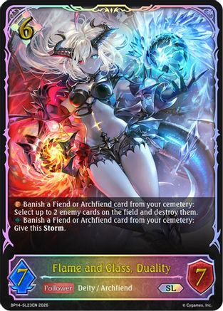 Image of Flame and Glass, Duality (SL) (BP14-SL23EN) - BP14 Banquet of Dreams