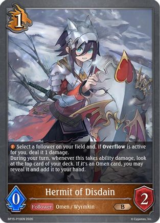 Image of Hermit of Disdain - P16 (Foil) (BP15-P16EN) - BP15 Trial of the Omens