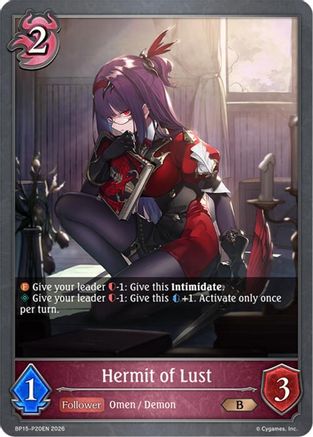 Image of Hermit of Lust - P20 (Foil) (BP15-P20EN) - BP15 Trial of the Omens