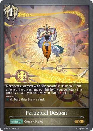 Image of Perpetual Despair - P21 (Foil) (BP15-P21EN) - BP15 Trial of the Omens
