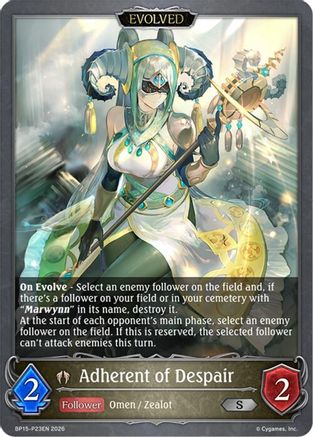 Image of Adherent of Despair (Evolved) - P23 (Foil) (BP15-P23EN) - BP15 Trial of the Omens