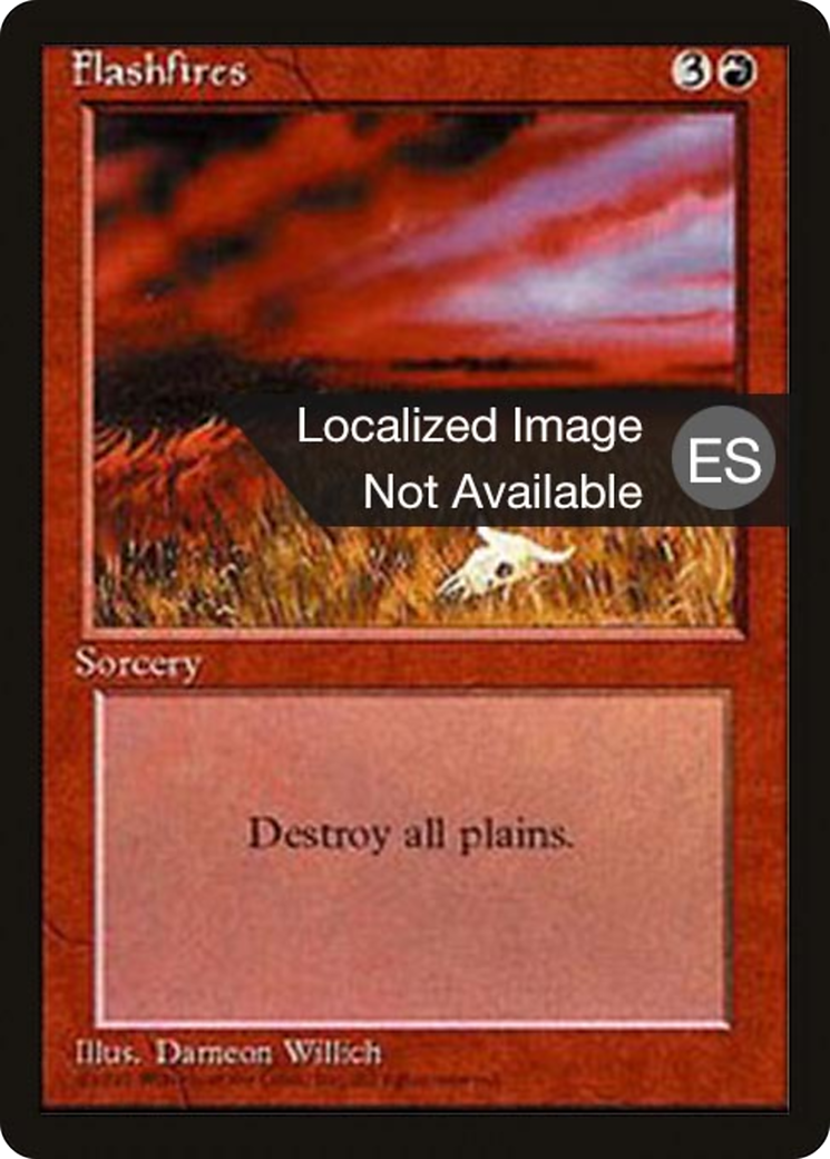 Image of Flashfires (4BB-) - Fourth Edition Foreign Black Border