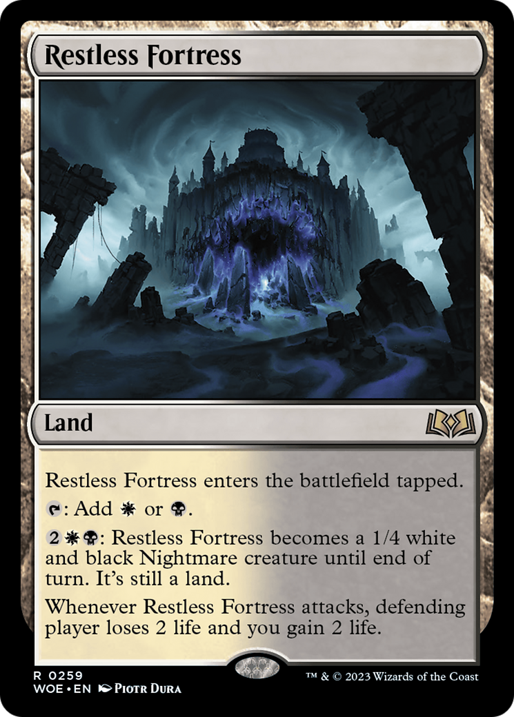 Image of Restless Fortress (WOE-259) - Wilds of Eldraine