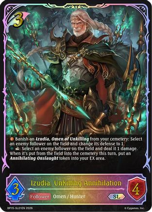 Image of Izudia, Unkilling Annihilation (SL) (BP15-SL01EN) - BP15 Trial of the Omens