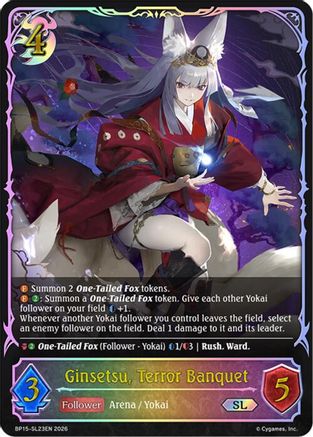 Image of Ginsetsu, Terror Banquet (SL) (BP15-SL23EN) - BP15 Trial of the Omens