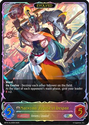Image of Marwynn, Repose of Despair (Evolved) (SL) (BP15-SL25EN) - BP15 Trial of the Omens