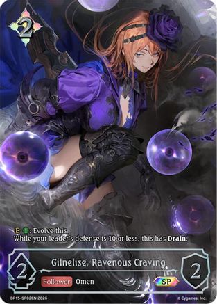 Image of Gilnelise, Ravenous Craving (SP) (BP15-SP02EN) - BP15 Trial of the Omens