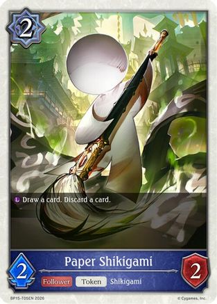 Image of Paper Shikigami (BP15-T05EN) - BP15 Trial of the Omens
