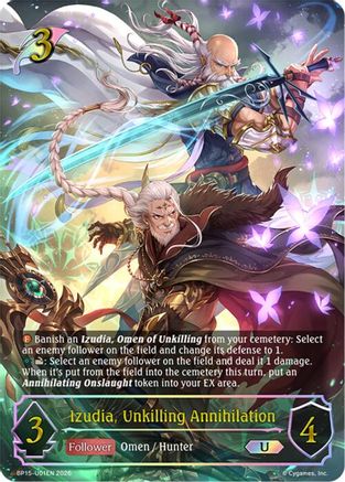 Image of Izudia, Unkilling Annihilation (U) (BP15-U01EN) - BP15 Trial of the Omens