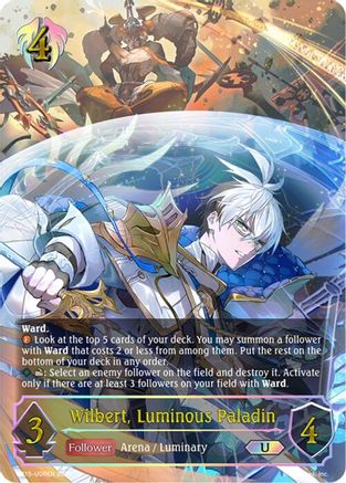 Image of Wilbert, Luminous Paladin (U) (BP15-U06EN) - BP15 Trial of the Omens