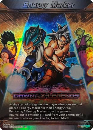 Image of Energy Marker - Dawn Of The Z-Legends (M-31) (M-31) - Fearsome Rivals Foil