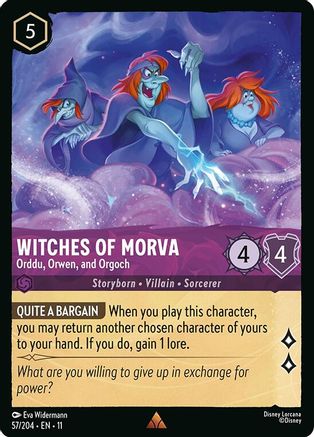 Image of Witches of Morva - Orddu, Orwen, and Orgoch (57/204) - Winterspell