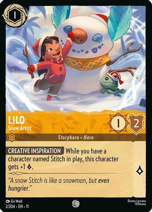 Image of Lilo - Snow Artist (2/204) - Winterspell