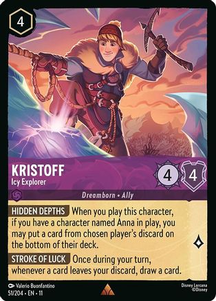 Image of Kristoff - Icy Explorer (51/204) - Winterspell