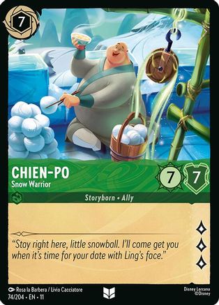 Image of Chien-Po  - Snow Warrior (74/204) - Winterspell